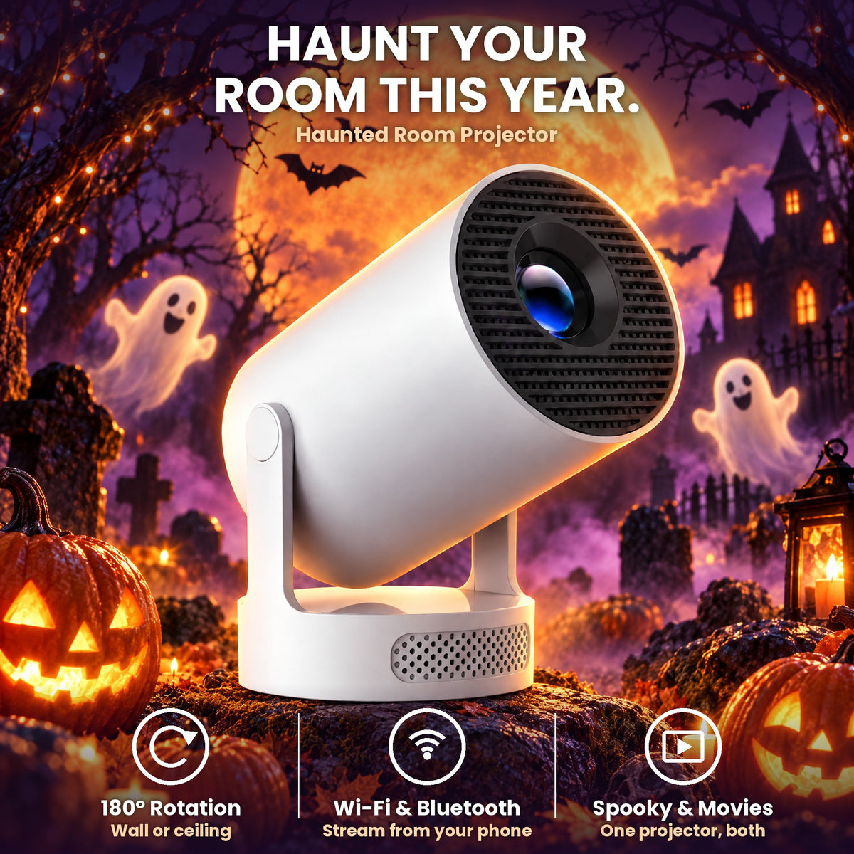 Haunted Room Projector 👻